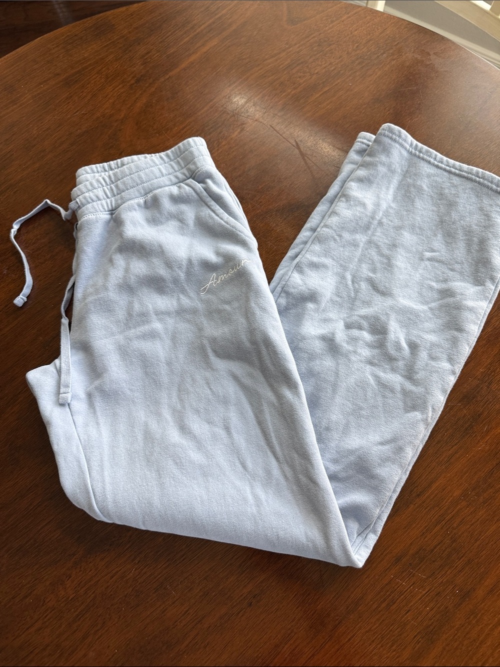 Hollister Light Gray Fleece Joggers